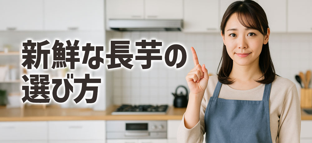 新鮮な長芋の選び方